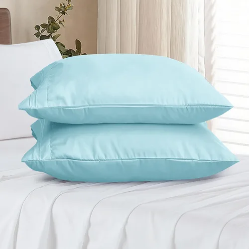 Miniatura 4 de Elegant Comfort Juego de fundas de almohada de 2 piezas de calidad hotelera, lujosas y suaves fundas de almohada de calidad egipcia de 1500 hilos