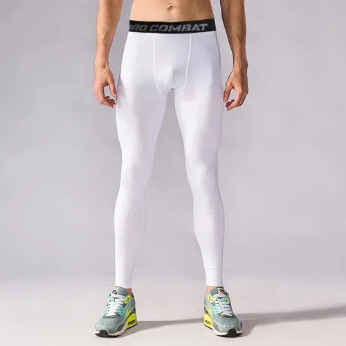 Miniatura 2 de SS COLOR FISH Pantalones de compresión atléticos para hombre con capa base de entrenamiento, mallas para correr
