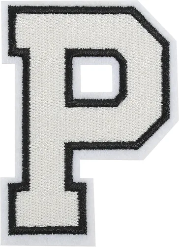 Miniatura 90 de 3 parches de letras termo-adhesivas de 3.14 pulgadas, parche de letras bordadas completo, letras del alfabeto de hierro A-Z, parches para coser