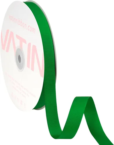 Miniatura 18 de Vatin - Rollo de cinta de grogrén, rollos de 25-50 yardas, perfecto para decoración de bodas, coronas, baby showers, envolturas de paquete de regalo