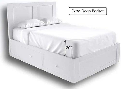 Miniatura 3 de Juego de funda de edredón, sábana bajera y fundas de almohada, juego de ropa de cama de 4 piezas, hecho de 100% algodón Giza egipcio de ensueño