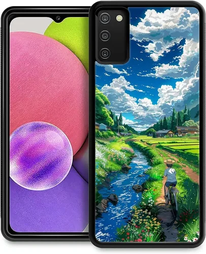 Miniatura 13 de CARLOCA Funda compatible con Samsung Galaxy A13 5G con patrón de camino del desierto naranja alienígena, antideslizante, cuatro esquinas, absorción