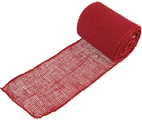 Miniatura 8 de JubileeYarn - Cinta de yute de arpillera para manualidades, 5.5 pulgadas x 10 yardas, color negro, 1 rollo