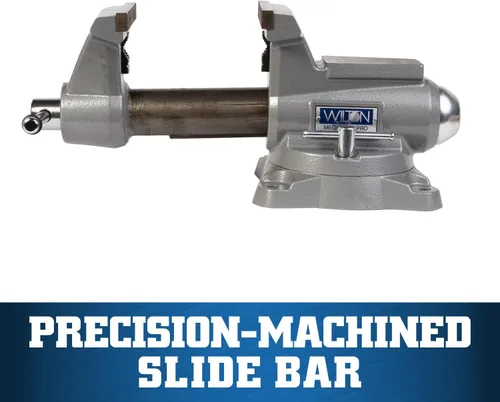 Miniatura 8 de Morsa de banco Wilton Mechanics Pro, 5-1/2" de ancho de mandíbula, 5" de abertura de mandíbula, 3-5/8" de garganta (Modelo 855M)