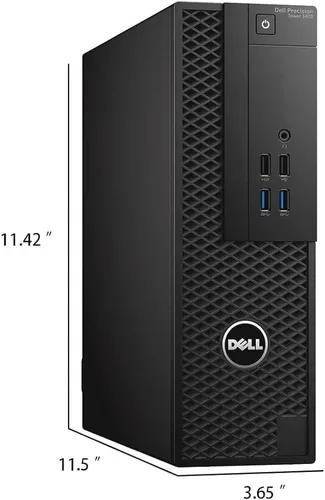 Miniatura 4 de Dell Precision Tower 3420 SFF Computadora de escritorio, Intel Core i5-6500 3.2GHz, 16 GB de RAM, unidad de estado sólido de 512 GB, WiFi, BT