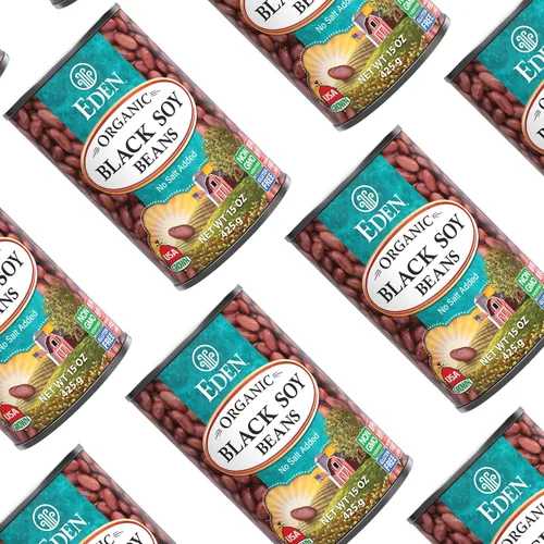 Miniatura 8 de Eden Soja negra orgánica, lata de 15 onzas (paquete de 12), proteína completa, sin sal, sin OMG, sin gluten, vegano, Kosher, cultivado en Estados