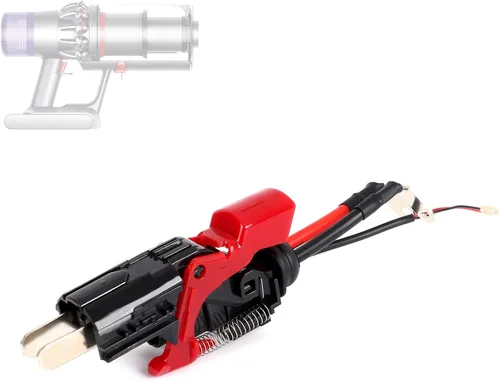 Fuerte conjunto de interruptor de gatillo compatible con aspiradora Dyson V11 SV14, piezas de repuesto de botón de encendido mejoradas Negro con