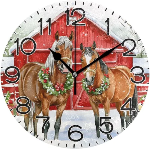Miniatura 11 de ALAZA Reloj de pared violeta para bicicleta, color lavanda, flores moradas, con mariposas, funciona con pilas, sin tictac, cuarzo silencioso