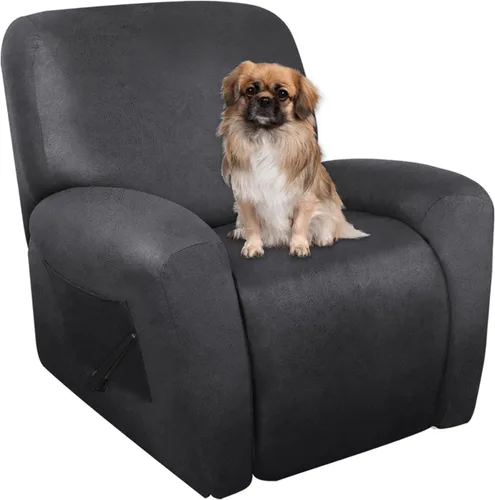 Miniatura 55 de ANARACHON Fundas para Sillas Reclinables Tipo Cuero, 4 Piezas Funda para Sillón Reclinable Lazy Boy, Protector de Muebles - Funda Suave Lavable