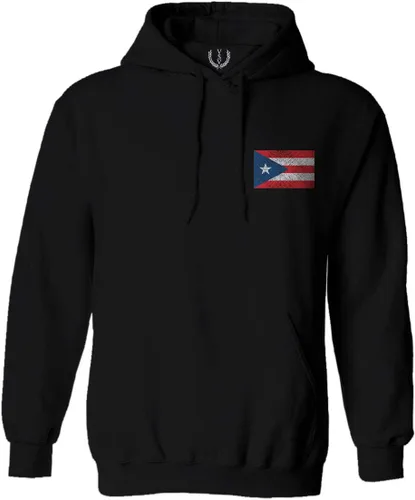Miniatura 2 de Sudadera con capucha y espalda Nuyorican Boricua Rican Flag de Puerto Rico