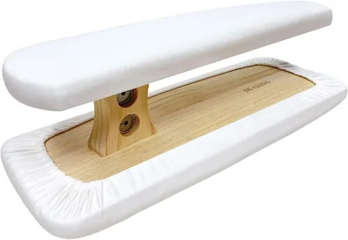 Miniatura 9 de Tabla de planchar acolchada con pecho y manga larga con base de madera para herramientas domésticas, formas de vestido a medida, estudio de costura