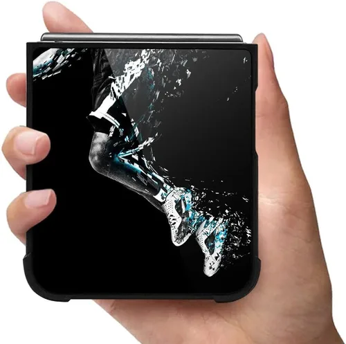 Miniatura 6 de Funda compatible con Samsung Galaxy Z Flip 5G, diseño de jugador de baloncesto 10 Galaxy Z Flip 5G para niños y hombres, TPU suave, antiarañazos, a