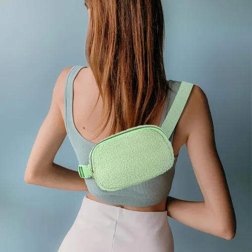 Miniatura 7 de jealkip Riñonera para correr para mujeres y hombres, bolsa cruzada con correa ajustable para senderismo, entrenamiento, deportes, viajes, Verde