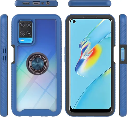 Miniatura 122 de Funda compatible con Xiaomi Poco M5s 4G, compatible con Redmi Note 10 4G / Note 10S 4G / Note 11 SE (India), funda para teléfono 3 en 1, color azul