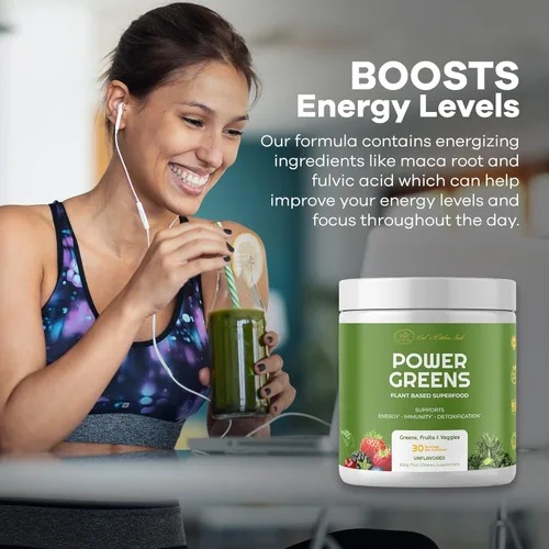 Miniatura 7 de Red's Kitchen Sink Power Greens Powder - Polvo de superalimento de verduras diarias, mezcla de bebidas con frutas y verduras de hojas verdes