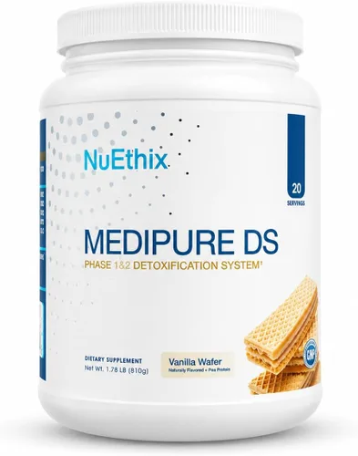 Miniatura 6 de NuEthix Formulations Medipure DS con sistema de desintoxicación de proteína de arroz de fase 1 y 2, suplemento para ayudar a apoyar el proceso