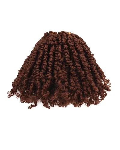 Miniatura 51 de Cabello de Ganchillo Pre-Retorcido Passion Twist para Mujeres Negras y Niños, Cabello Passion Twist Pre-Enrollado Trenzas Bohemias 4 Pulgadas 8