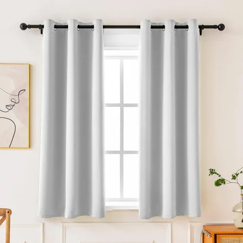 Miniatura 30 de Pickluc Cortinas Opacas Azul Marino para Sala de Estar, Cortinas Bloqueadoras de Luz con Ojales, Aislamiento Térmico, Reducción de Ruido, 52 Azul