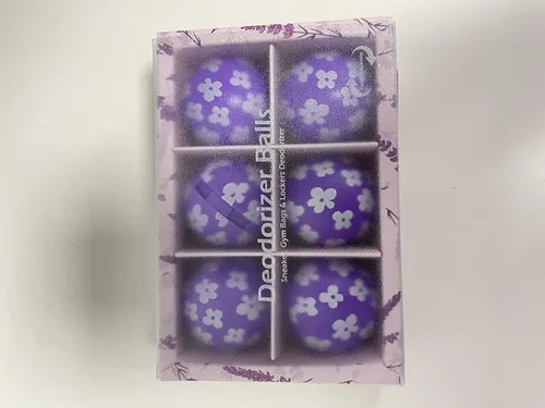 Miniatura 10 de Scent-Hi - Pelotas desodorantes para tenis de lavanda, paquete de 6 unidades, aroma natural, ambientador de zapatos, bolas giratorias, eliminador