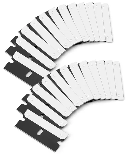 Miniatura 14 de Bates - Cuchillas de afeitar de un solo filo, paquete de 300, color negro, cuchillas de afeitar de acero al carbono, cuchillas de un solo filo