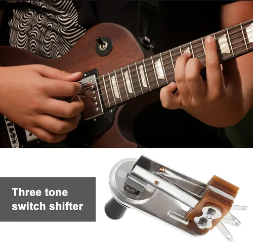 Miniatura 2 de Interruptor métrico básico de ángulo recto de 3 vías Selector de pastillas tipo L compatible con Gibson compatible con guitarra eléctrica Epiphone