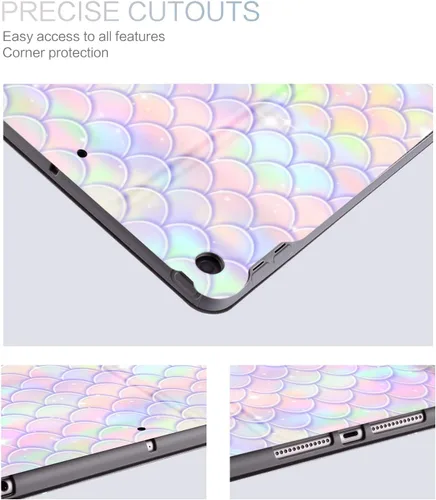 Miniatura 7 de Funda para iPad de 9ª generación, funda para iPad de 8ª generación, funda para iPad 10.2, funda protectora de visualización multiángulo, soporte