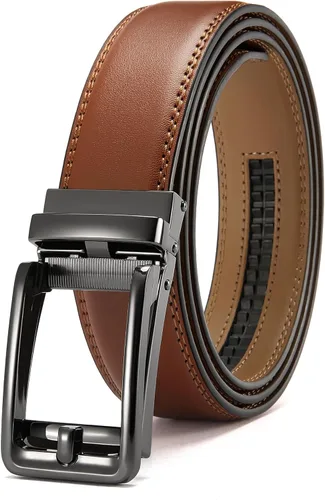 Miniatura 11 de CHAOREN Cinturones Click para hombre – Cinturón de trinquete para hombre de 1 3/8 pulgadas para pantalones de vestir – Compañero perfecto