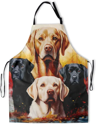 Miniatura 43 de Delantal con bolsillos, delantales para mujeres y hombres, delantal de cocina para cocinar, jardinería, servidor, camarera, pintura