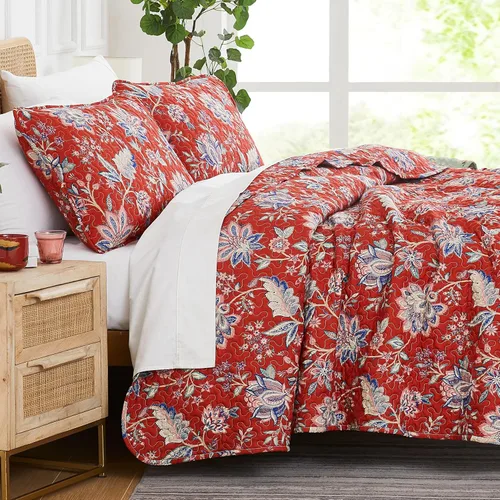 Miniatura 43 de Southshore Fine Living, Inc. - Juego de colcha tamaño queen, edredón tamaño full con 2 fundas de almohada a juego, edredón de microfibra suave y 13