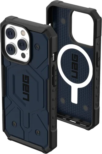 Miniatura 9 de URBAN ARMOR GEAR UAG - Funda diseñada para iPhone 14 Pro, color gris ceniza de 6.1 pulgadas, imán integrado compatible con carga MagSafe, ligera
