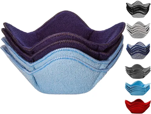 Sheff Juego de 4 Fundas Acogedoras para Tazones de Microondas - Duraderas y Confiables para Platos y Recipientes Calientes y Fríos - Regalo Ideal 2