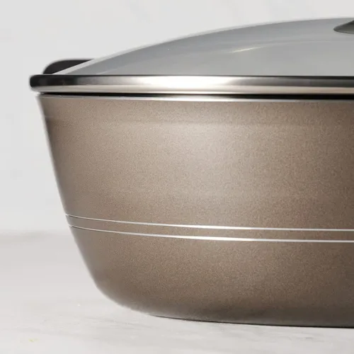 Miniatura 8 de Tramontina Sicilia - Juego de utensilios de cocina antiadherentes de 10 piezas con tapas de vidrio, ollas y sartenes antiadherentes de aluminio