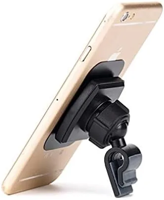 Miniatura 2 de Soporte magnético para ventilación de aire para Moto G Power (2020), base giratoria de agarre fuerte compatible con Motorola Moto G Power (2020)