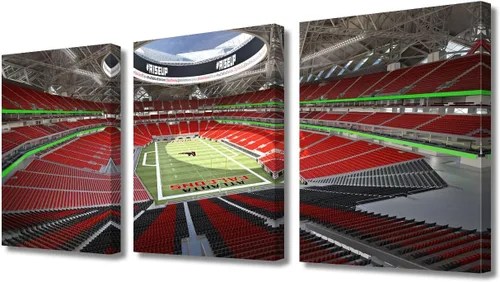 Miniatura 70 de Lienzo grande para pared, cuadro de fútbol americano Paul Brown, arte de pared para decoración de pared del hogar, pósteres de estadio deportivo