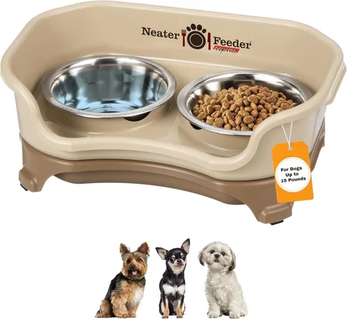 Miniatura 26 de Neater Feeder Express Cuencos para perros a prueba de desorden, elevados para razas de tamaño mediano a grande, cuenco de comida para perros sin