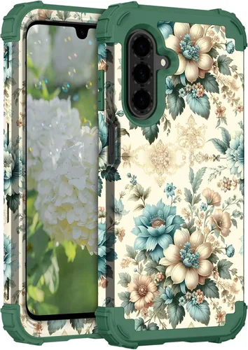 Miniatura 84 de Hocase Funda para Galaxy A37 5G, protección resistente a prueba de golpes, parachoques de goma de silicona suave+funda protectora híbrida