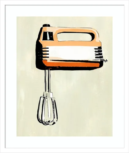 Miniatura 15 de Amanti Art Lienzo decorativo para pared enmarcado de 21 x 17 pulgadas, aparato de cocina retro III por Annie Warren, arte de pared de cocina