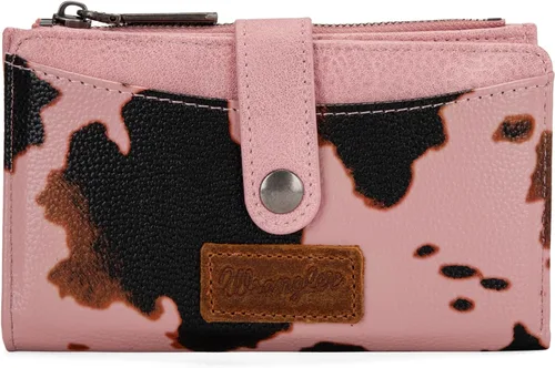 Miniatura 13 de Wrangler - Billetera para mujer con tarjetero plegable, cierre y ventana para identificación