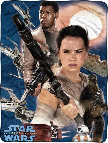 Miniatura 16 de Star Wars, Disney, The Force Awakens - Manta Micro Raschel, 46 x 60 pulgadas, multicolor Tiempo para ir
