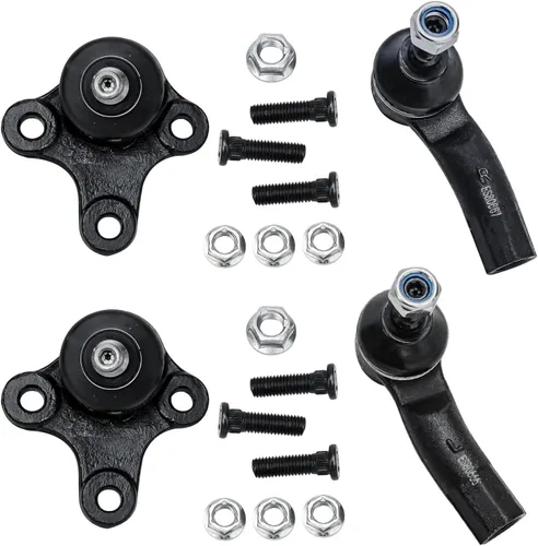 Miniatura 27 de Detroit Axle – Kit de suspensión delantera para Hyundai 2013-2018 Santa Fe 2 enlaces de barra de estabilizador 4 varillas de amarre interiores