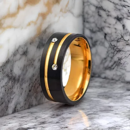 Miniatura 7 de Inscool Stainless Steel Decorative Rings for Men and Women