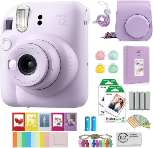 Miniatura 10 de Fujifilm Instax Mini 12 - Cámara de película instantánea Color Blanco Arcilla Incluye película instantánea Fujifilm Instax Mini 40