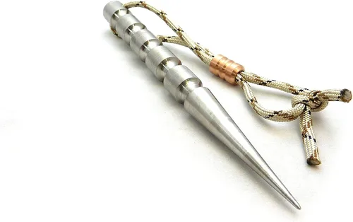 MARLIN SPIKE FID - TITANIO - HERRAMIENTA DE NUDOS MARLINSPIKE HERRAMIENTA DE EMPALME DE CUERDA BRICOLAJE Tejido Cordones Costura para Paracord Cuero