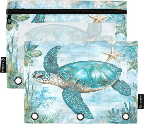 Miniatura 11 de Linda bolsa de lápices de bailarina para carpeta de 3 anillos, 2 bolsas para lápices con cremallera, estuche transparente con cremallera para Ballet