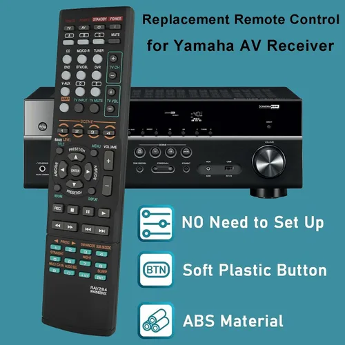 Miniatura 2 de Control remoto genérico reemplazado para RAV284 RAV-284 WN05820 EX RXV563BL RX-V563BL RXV563 RX-V563 RX-V659 RXV659 para receptor de sistema Yamaha