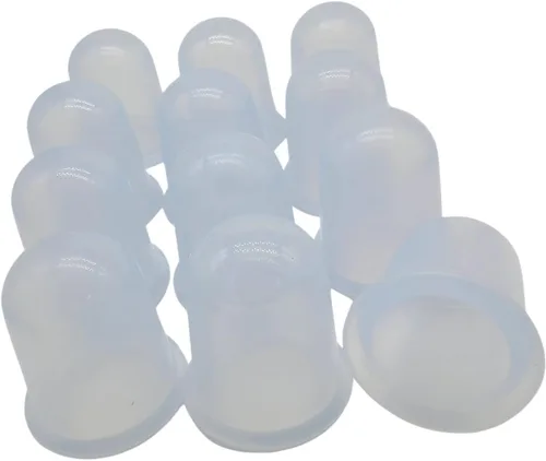 Miniatura 10 de COOL & FRESH Vasos de silicona al vacío anticelulitis para masajes – Juego de 6 piezas para masajes corporales, normales corporales, faciales