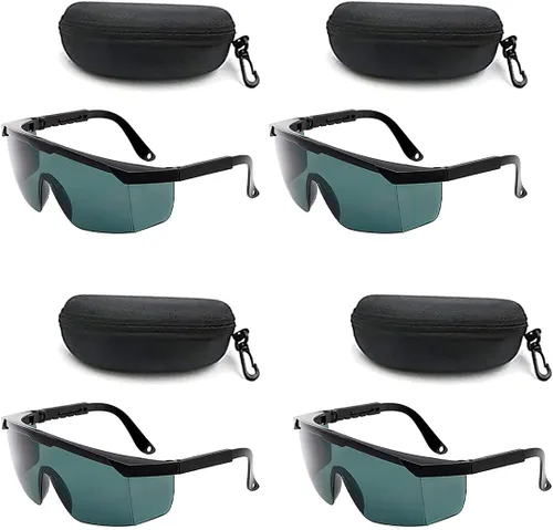 Gafas de seguridad del laser de las gafas 190nm a las gafas protectoras del laser 540nm con la caja del terciopelo Gris
