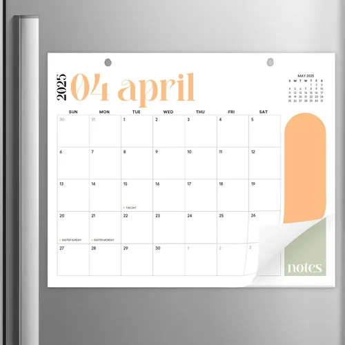 Miniatura 8 de Calendario magnético para refrigerador de enero de 2026 a junio de 2027, 13.5 x 11 pulgadas, calendario magnético para refrigerador de 18 meses