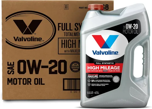 Miniatura 20 de Valvoline - Aceite de motor de mezcla sintética SAE 10W-40 de alto millaje, con MaxLife Technology, 5 cuartos de galón