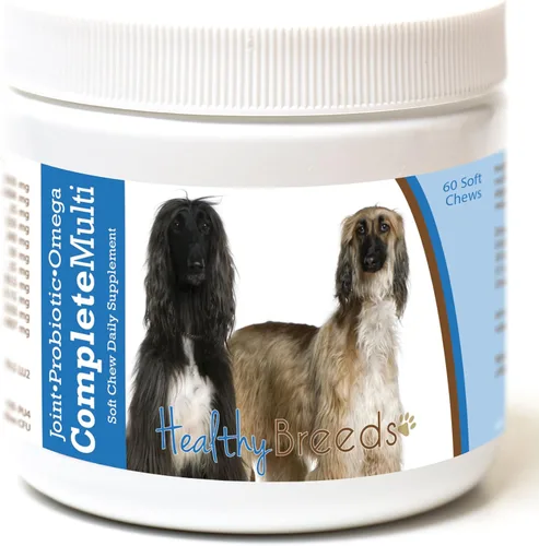 Miniatura 425 de Healthy Breeds Pug todo en uno multivitamínico suave masticable 60